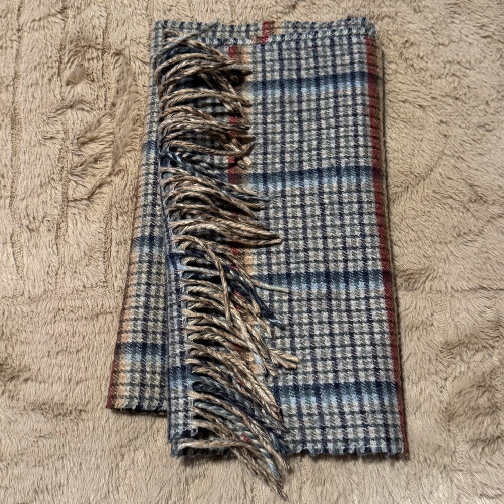CHRISTIAN DIOR Monsieur Cashmaire Fringed Scarf - Picture 3 of 4